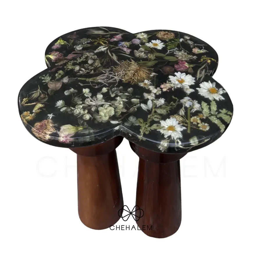 ban-epoxy-resin-b02 Bàn trà epoxy resin 4 cánh