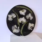 Bàn epoxy resin từ hoa hồ điệp