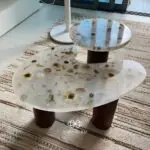 Bàn trà đôi epoxy resin
