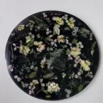 Khay trang trí epoxy resin hoa nhí mẫu 5